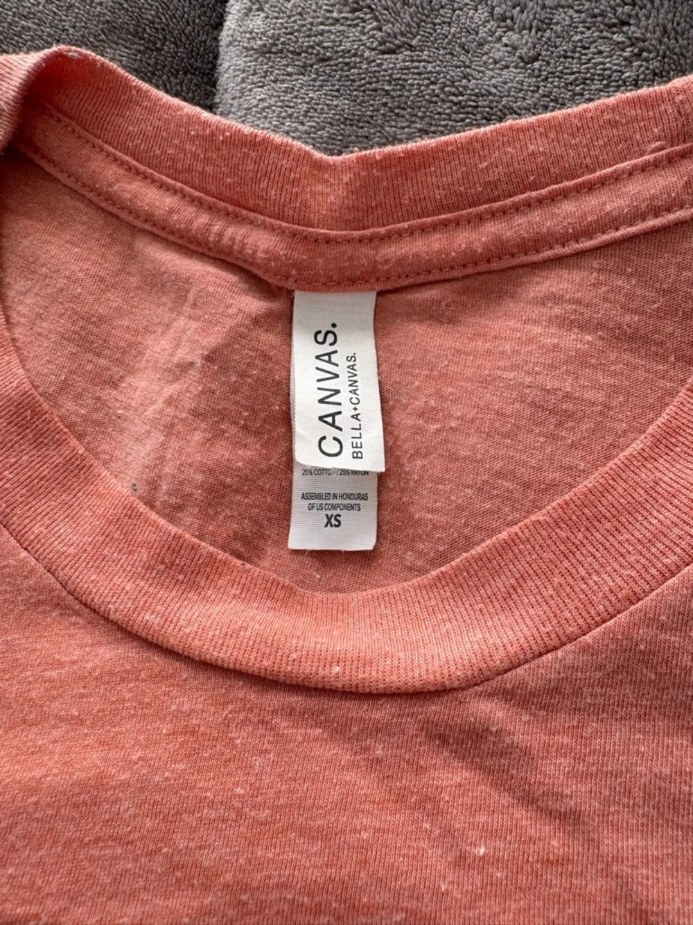 4/$25 Never Gonna Let You Down Salmon Tee - Picture 2 of 4